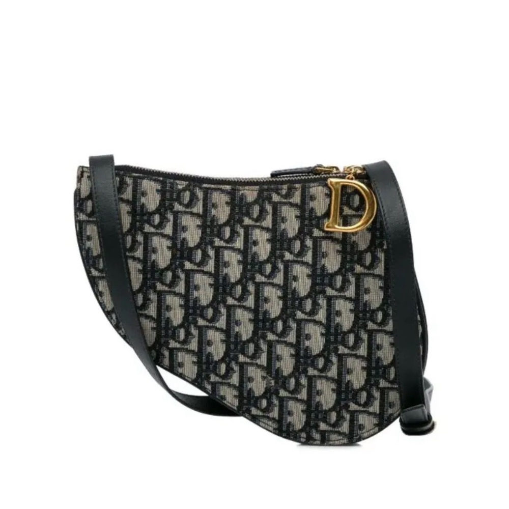 CHRISTIAN DIOR OBLIQUE SADDLE TRIO CROSSBODY - Picture 2 of 3